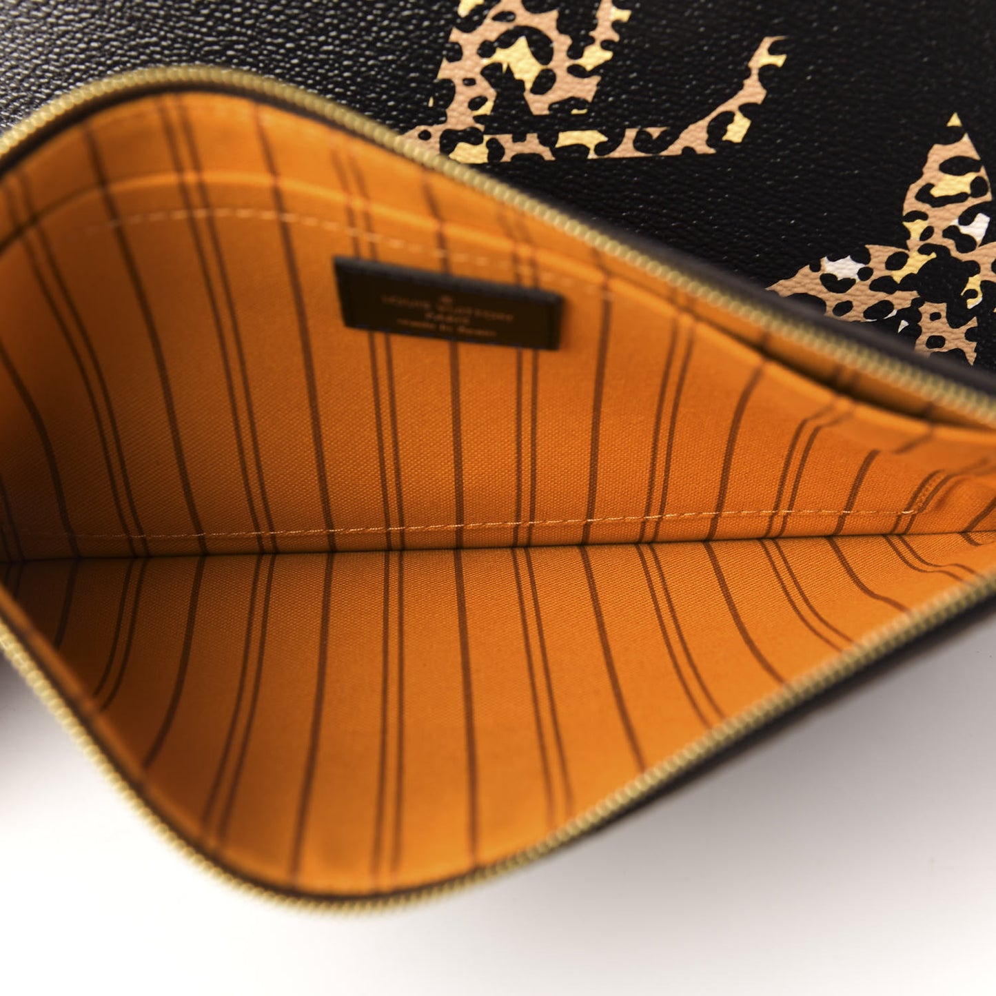 Monogram Giant Jungle Neverfull MM Black