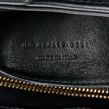 Saint Laurent Calfskin Y Quilted Monogram Small Loulou Chain Satchel Black 8 of 11