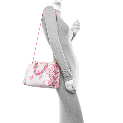 Louis Vuitton Monogram Giant By The Pool 2.0 Speedy Bandouliere 25 Rose 2 of 11