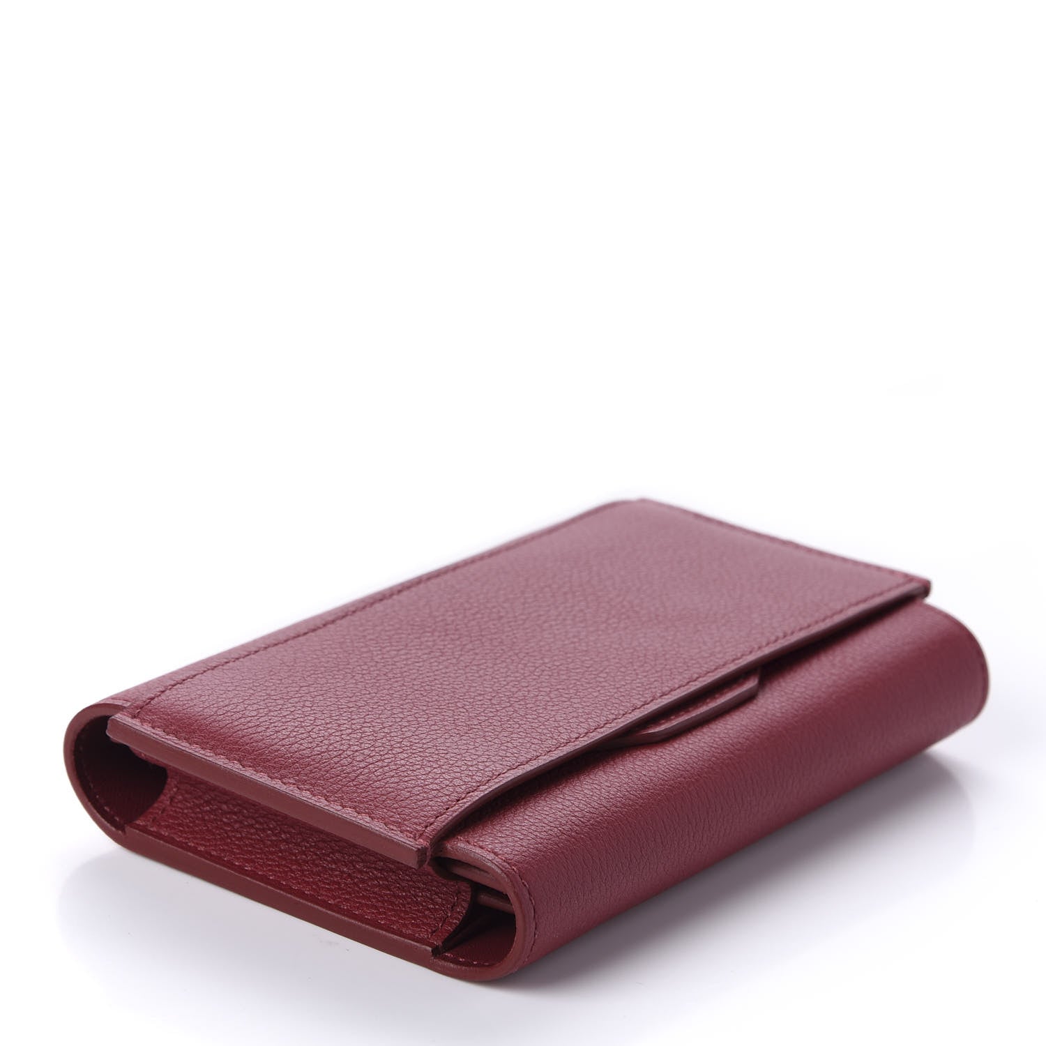 Hermes Evercolor Short Passant Wallet Rouge Grenat 4 of 11