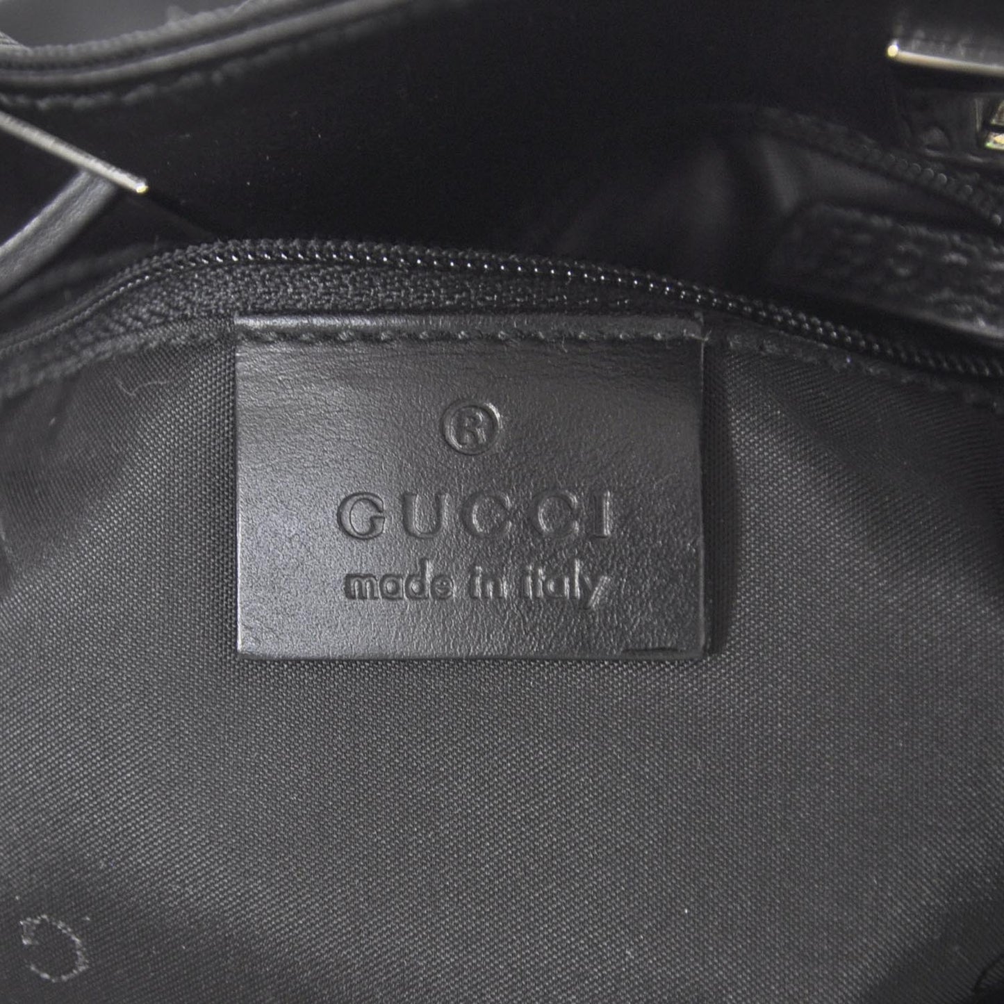 Nylon Chain Shoulder Bag Black