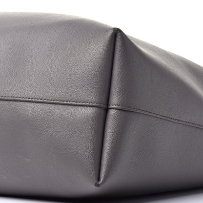 Saint Laurent Calfskin Large Shopping Tote Fog 9 of 9