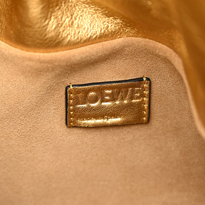 Loewe Metallic Lambskin Medium Flamenco Knot Gold 6 of 9