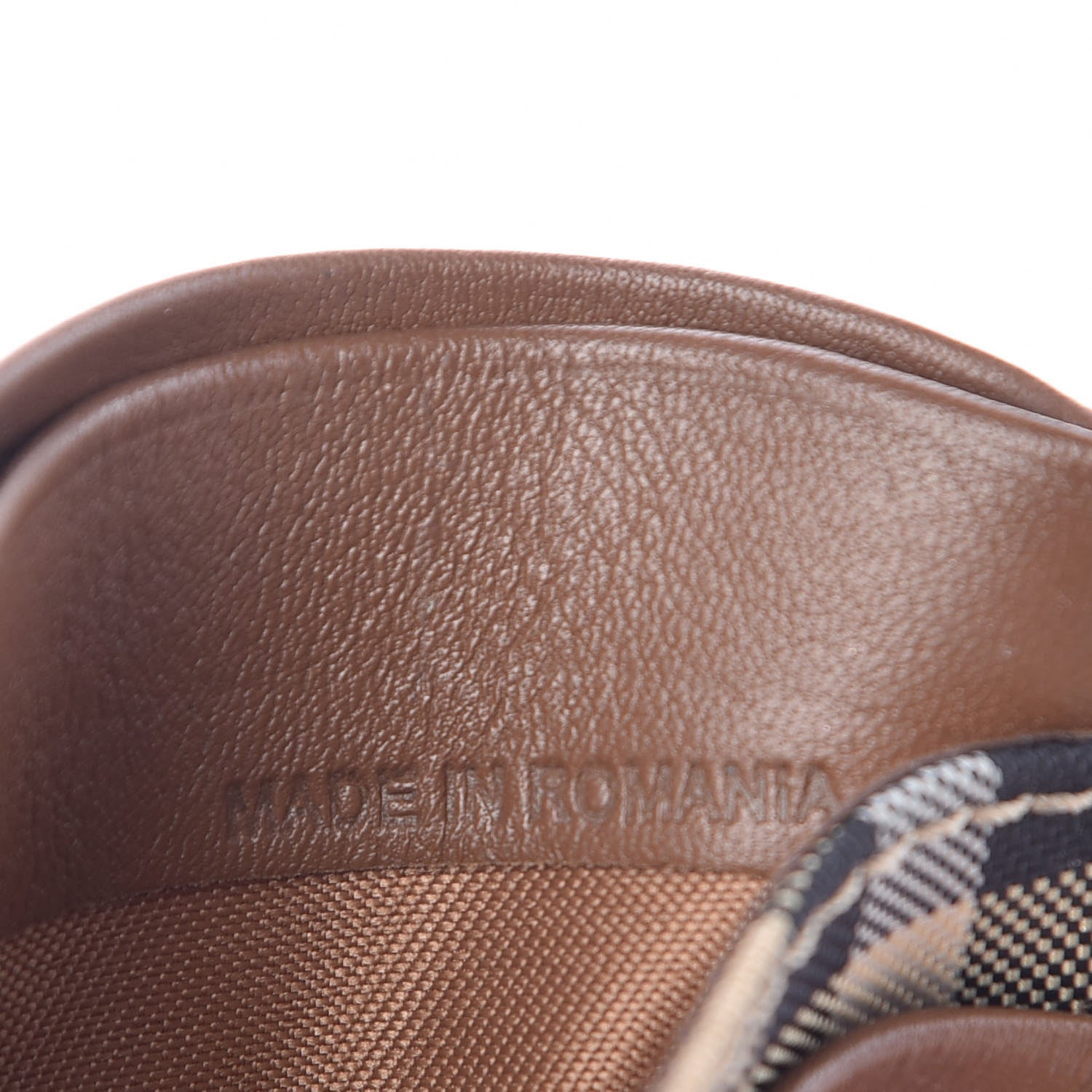 Burberry Calfskin Horseferry Check Izzy Card Case Tan 6 of 7