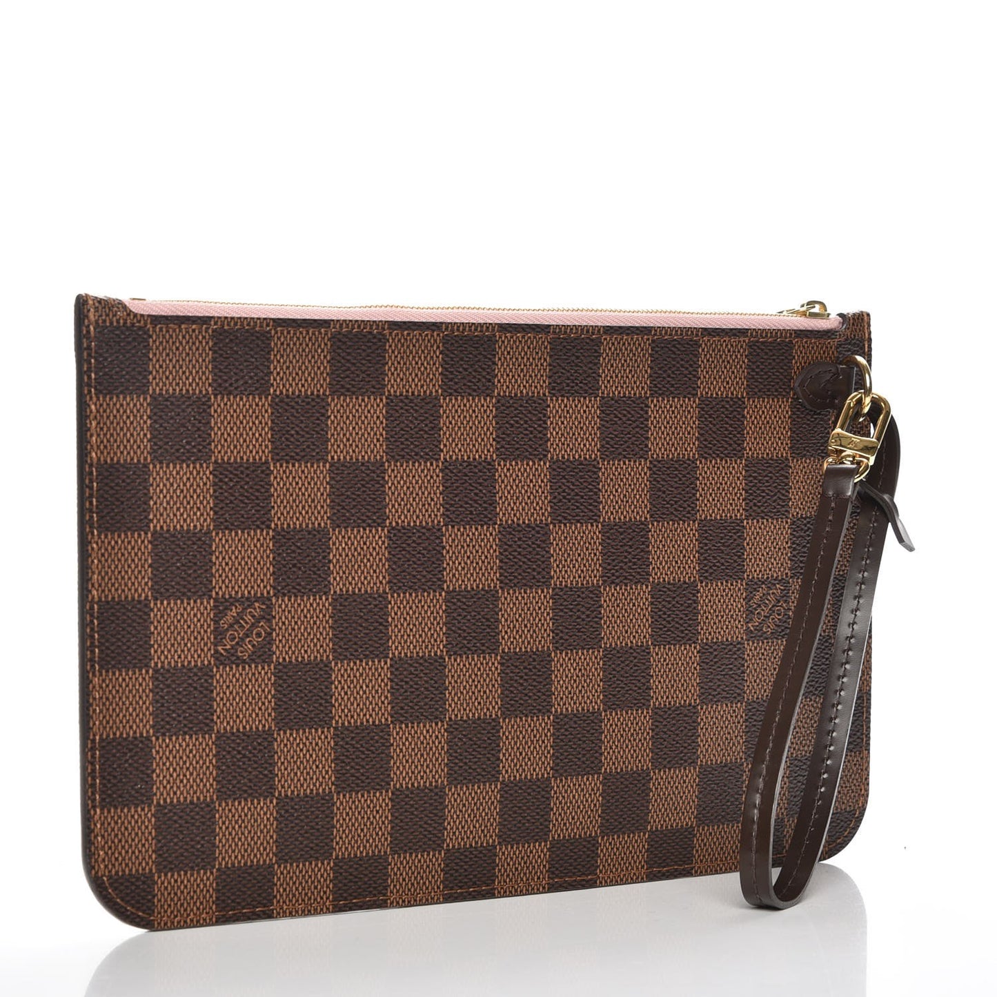 Damier Ebene Neverfull MM GM Pochette Rose Ballerine