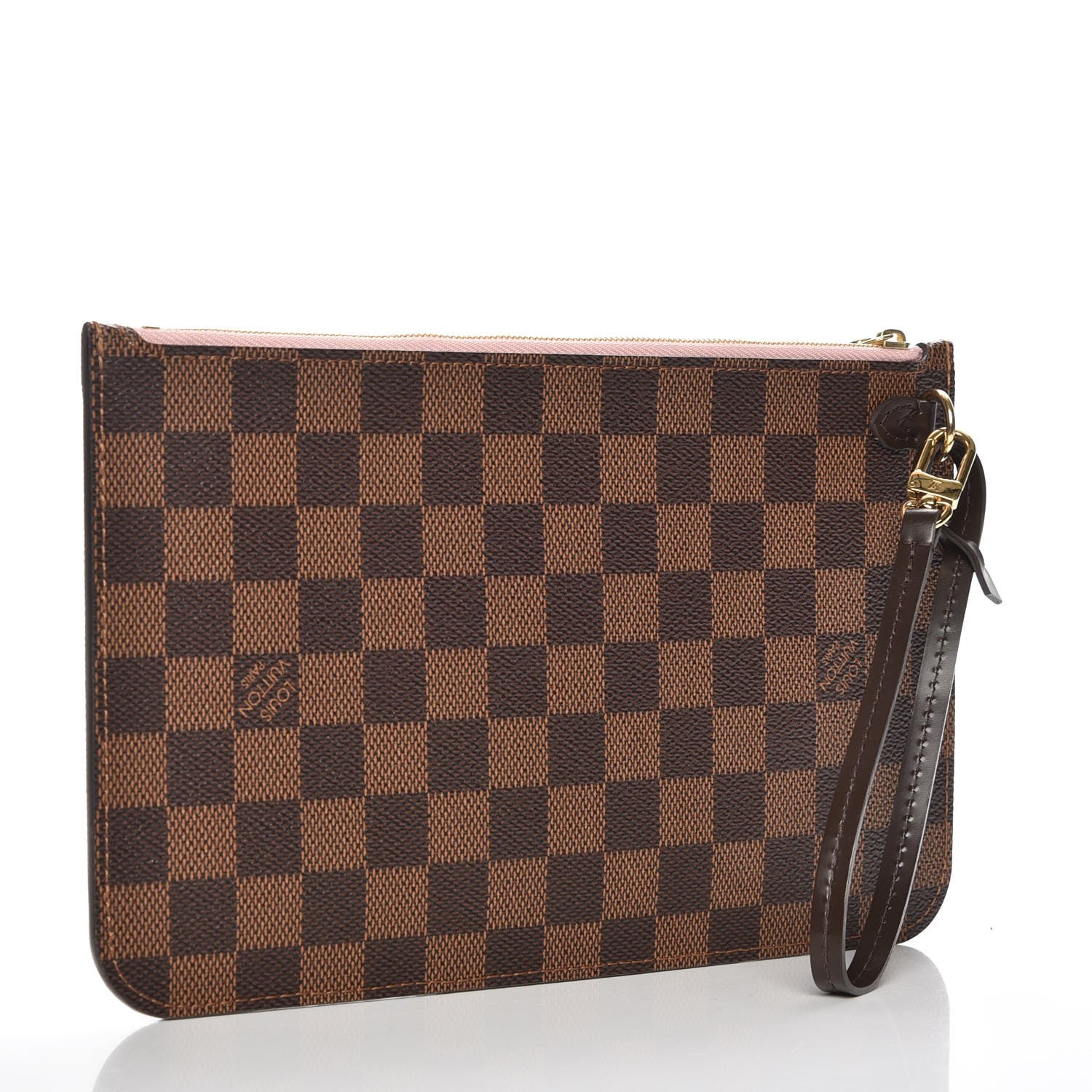 Louis Vuitton Damier Ebene Neverfull MM GM Pochette Rose Ballerine 3 of 6