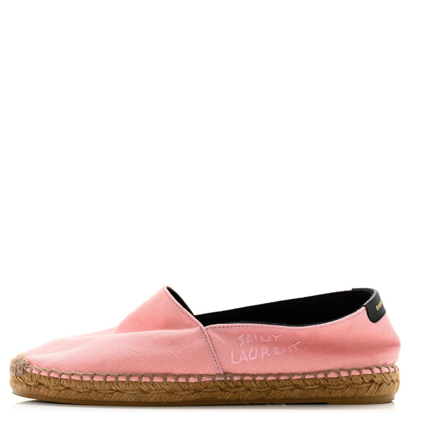 Canvas Elba Light Logo Embroidered Espadrilles 37 Pink