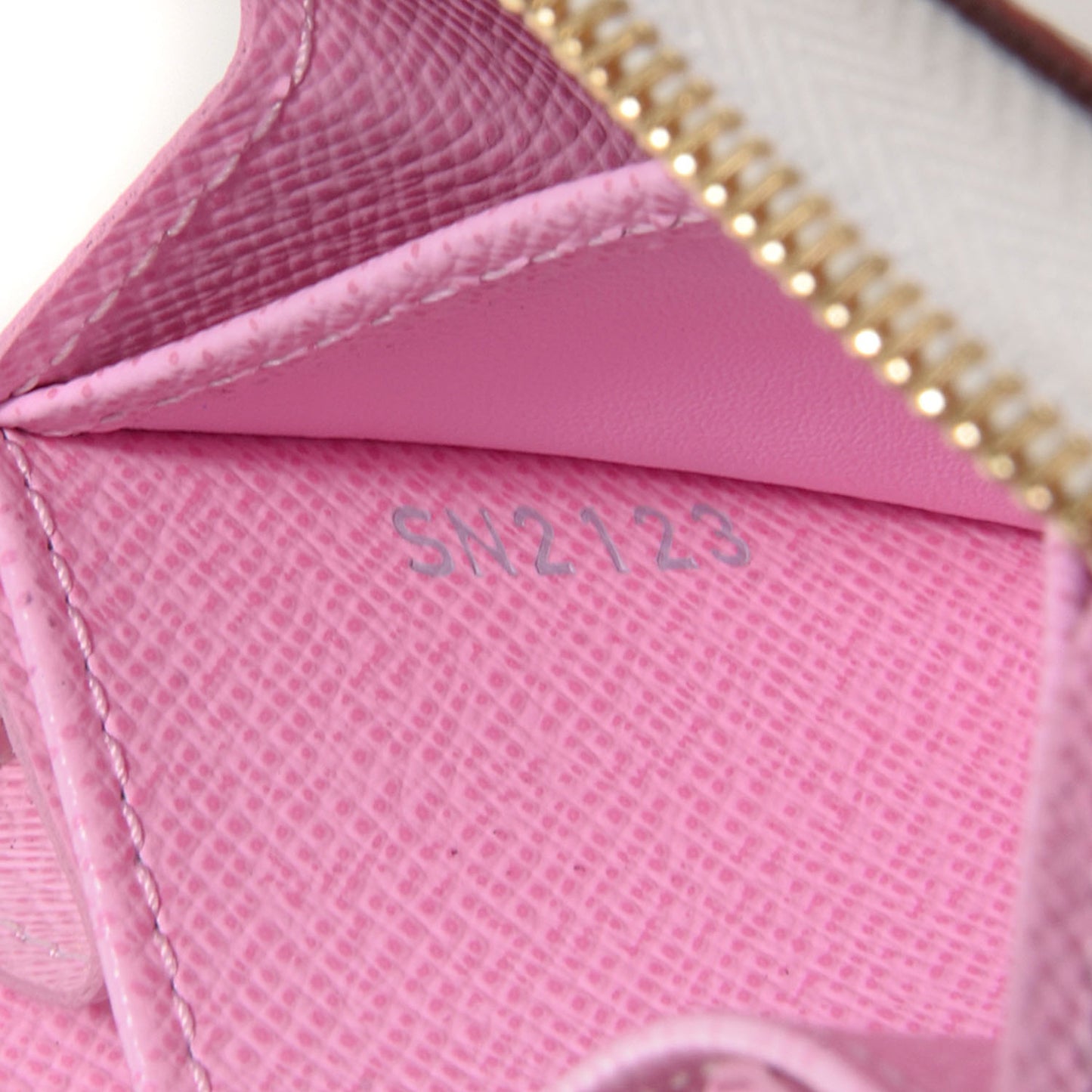Monogram Multicolor Zippy Coin Purse Wallet White Litchi