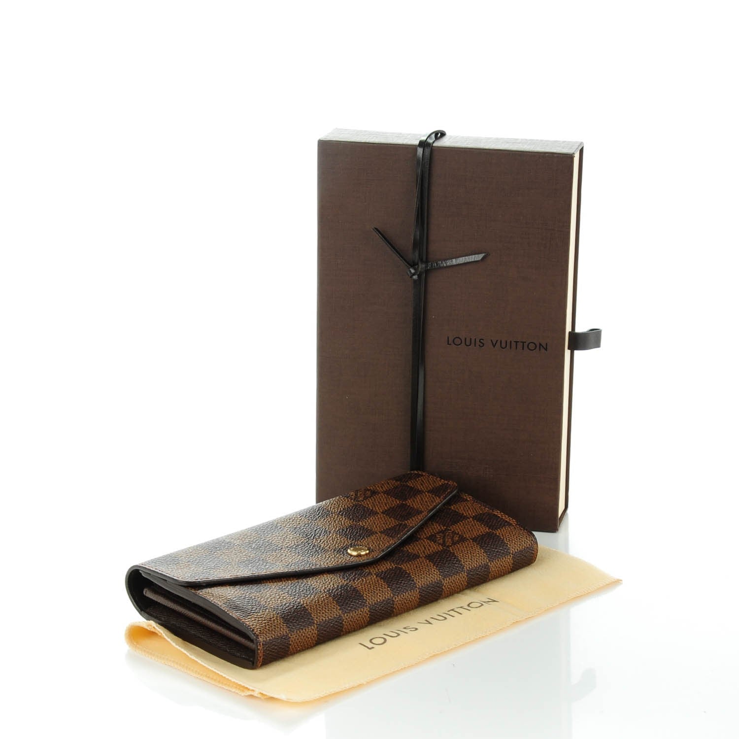 Louis Vuitton Damier Ebene Sarah Wallet NM 4 of 7