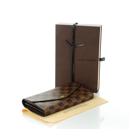 Louis Vuitton Damier Ebene Sarah Wallet NM 4 of 7