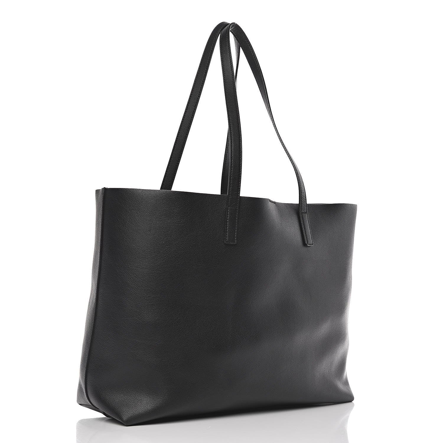 Saint Laurent Calfskin Large Shopping Tote Black 4 of 13