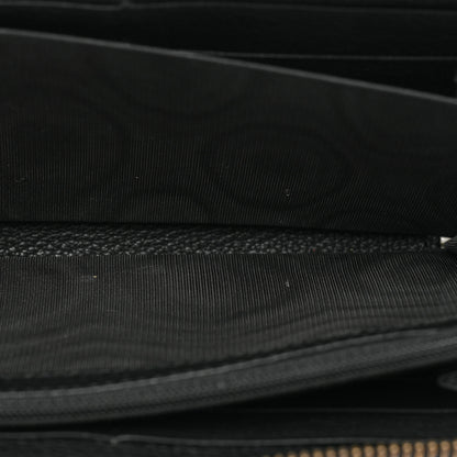 Gucci Calfskin Logo Zip Around Wallet Black 7 of 14