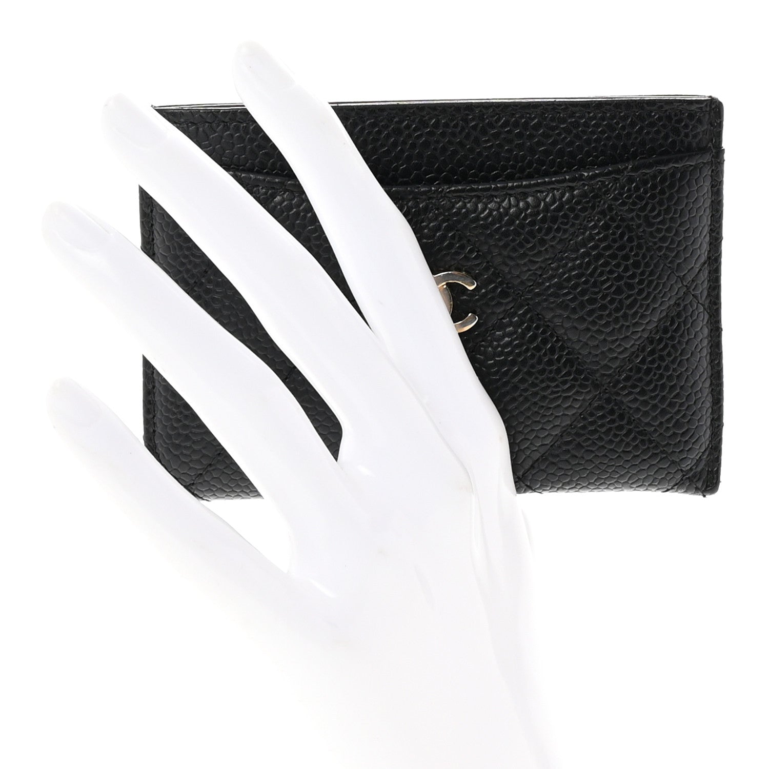Chanel Caviar Quilted Card Holder Black 2 of 8