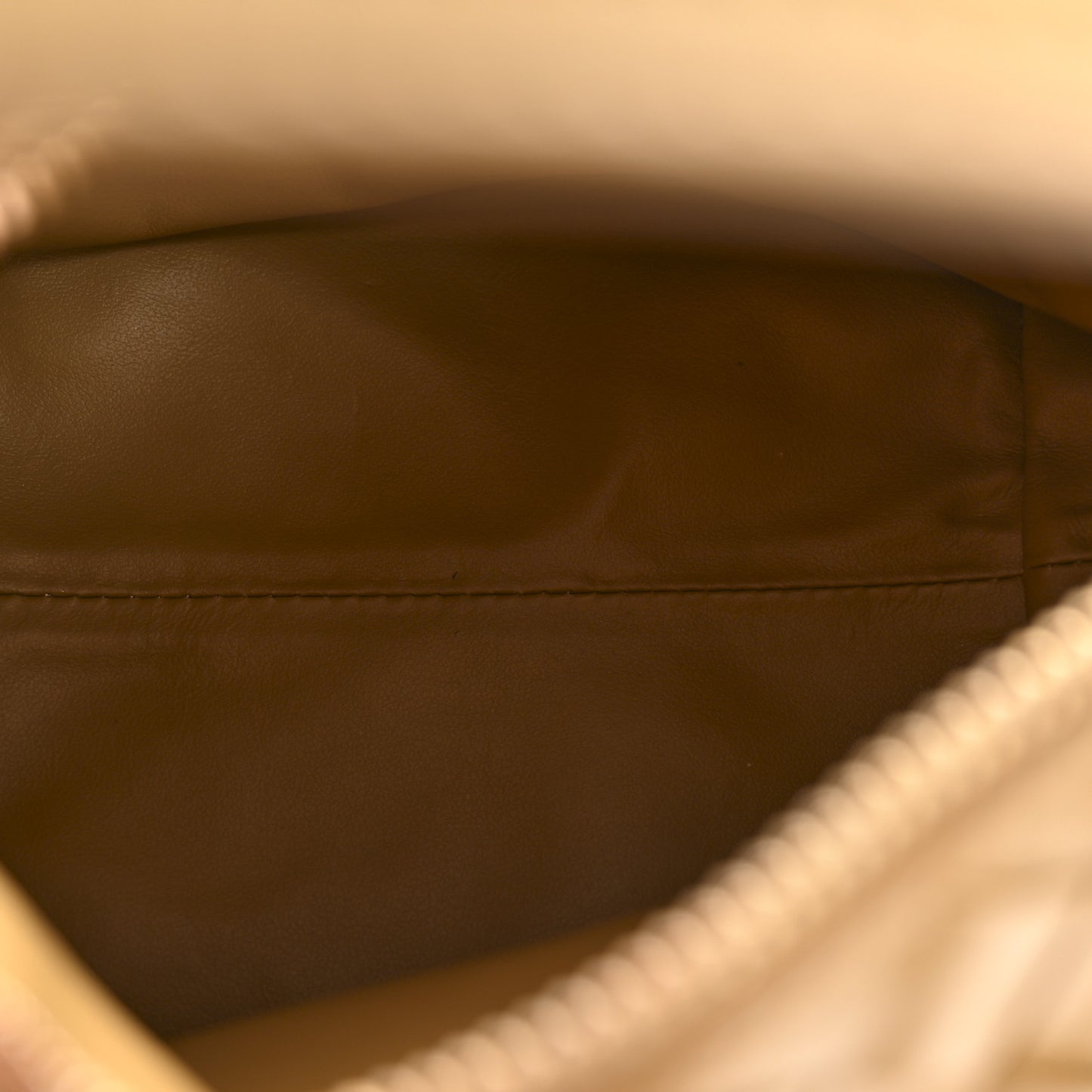 Calfskin Nappa Intrecciato Candy Wallace Dark Praline