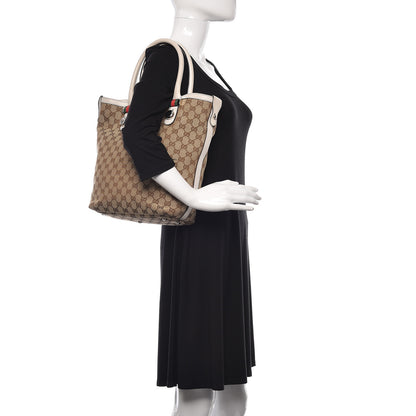 Gucci GG Monogram Medium Match Ball Tote Off White 2 of 15