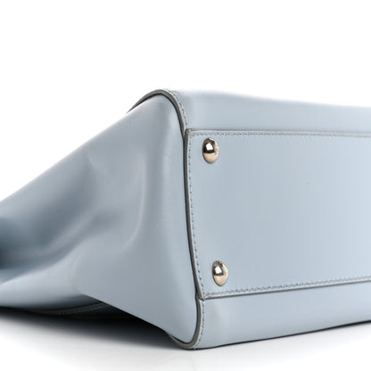 Fendi Vitello Morgan Shiny Nappa Medium Peekaboo Iconic Satchel Polvere Sunflower 10 of 15