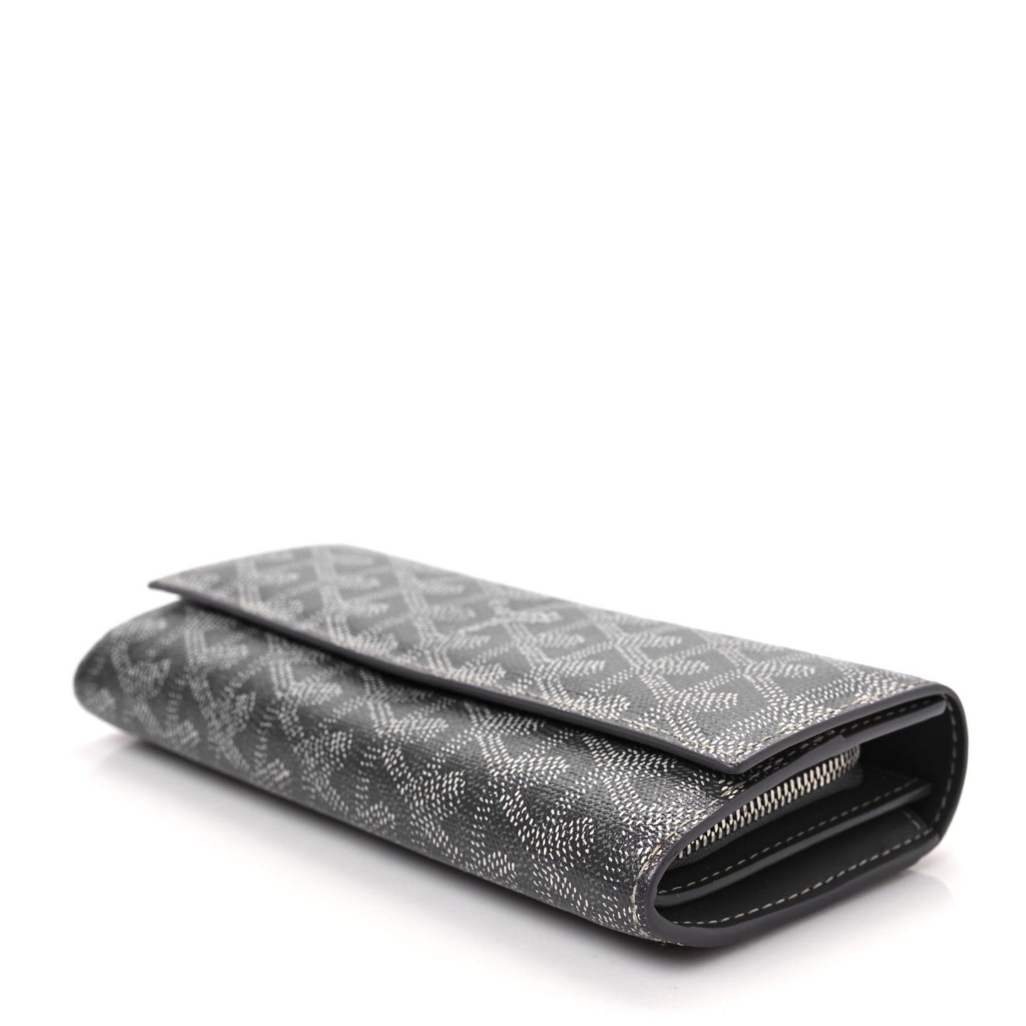 Goyardine Varenne Long Wallet Grey