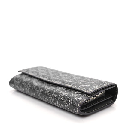 Goyard Goyardine Varenne Long Wallet Grey 7 of 9