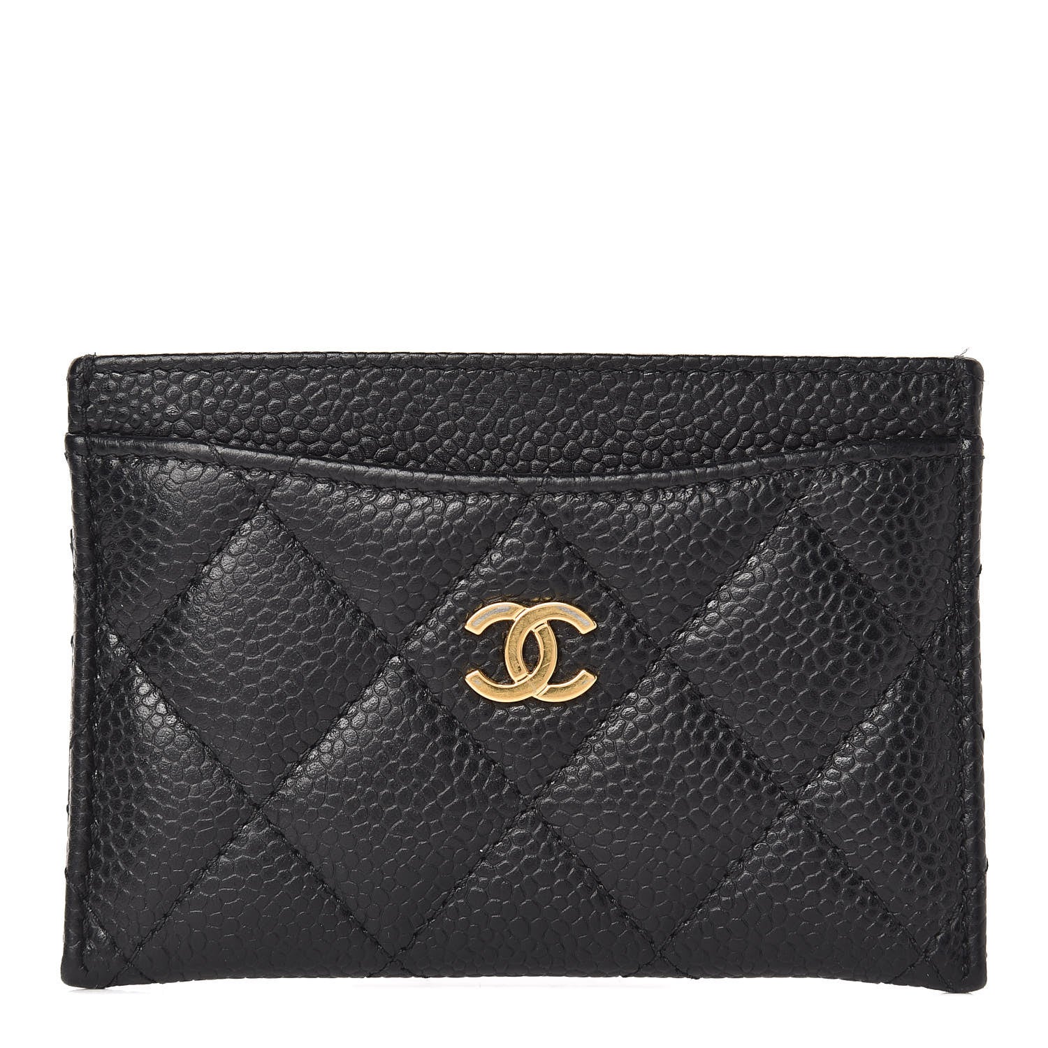 Chanel Caviar Quilted Card Holder Black 1 of 13