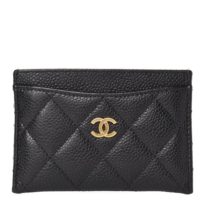 Chanel Caviar Quilted Card Holder Black 1 of 13