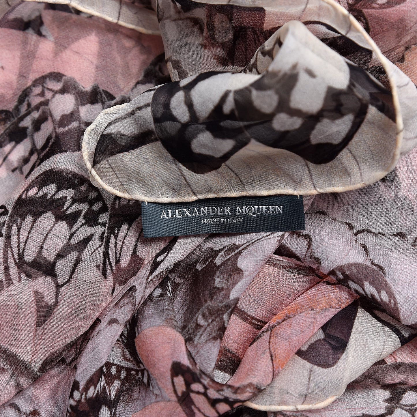 Silk Chiffon Butterfly Scarf