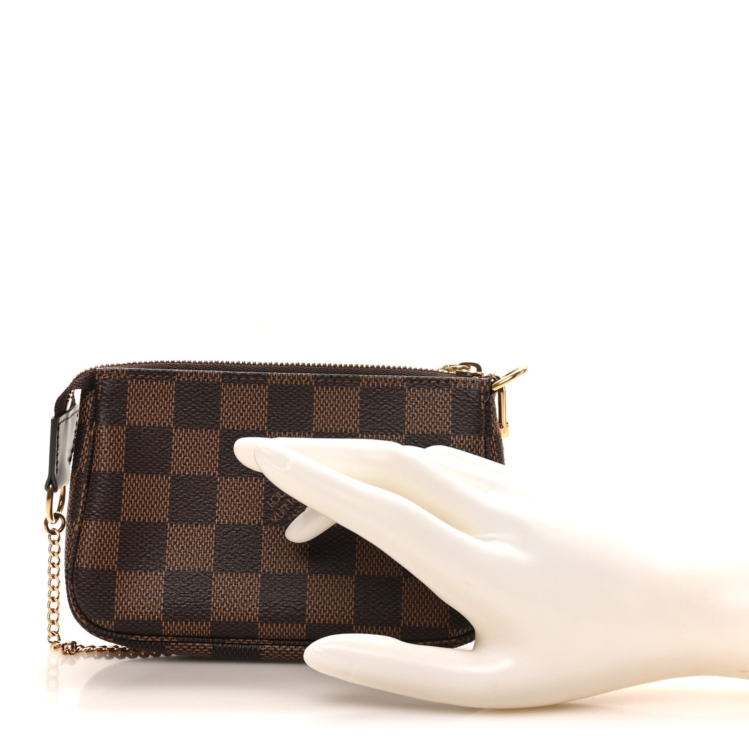 Louis Vuitton Damier Ebene Mini Pochette Accessories 2 of 10