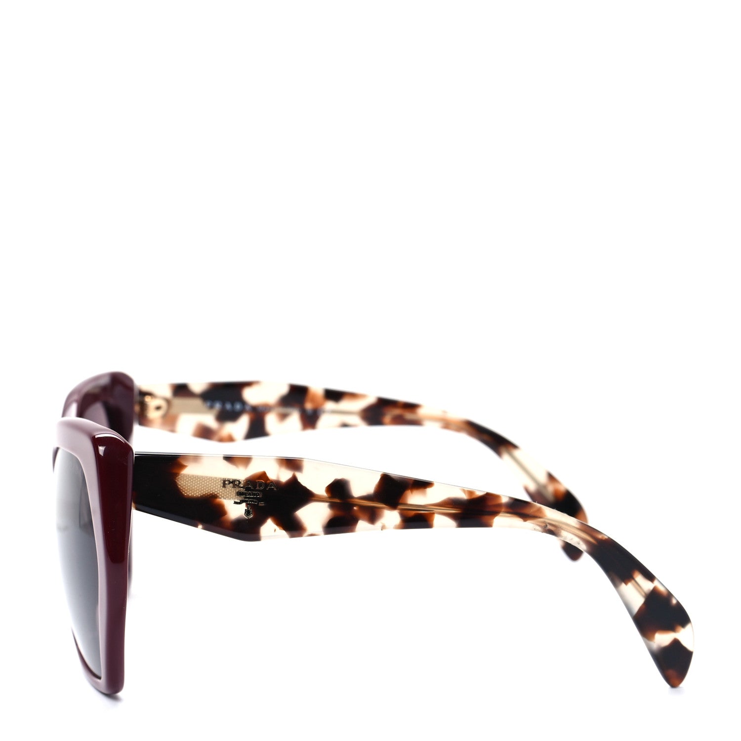 Prada Sunglasses SPR 16R Burgundy 3 of 6