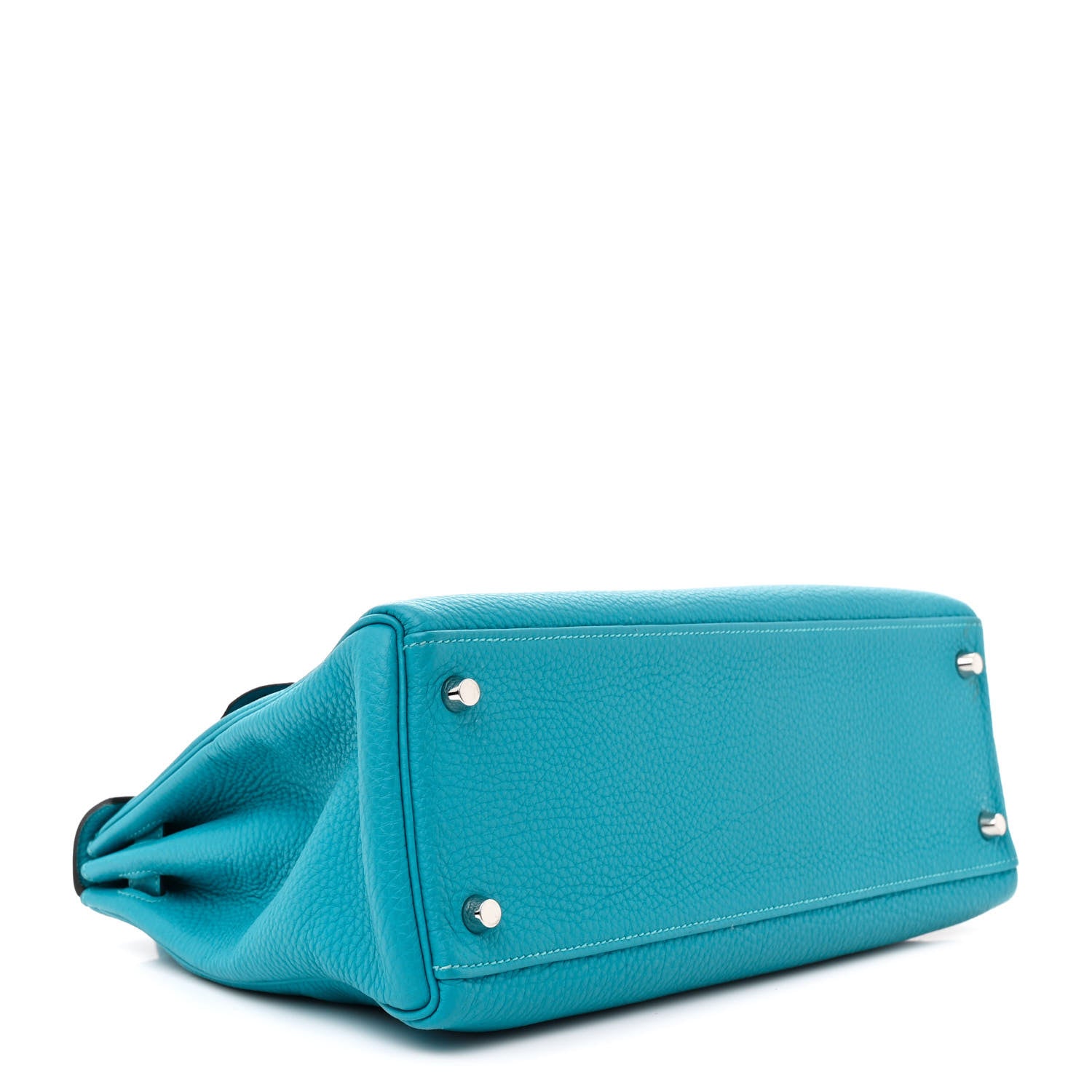 Hermes Togo Kelly Retourne 32 Turquoise 4 of 14