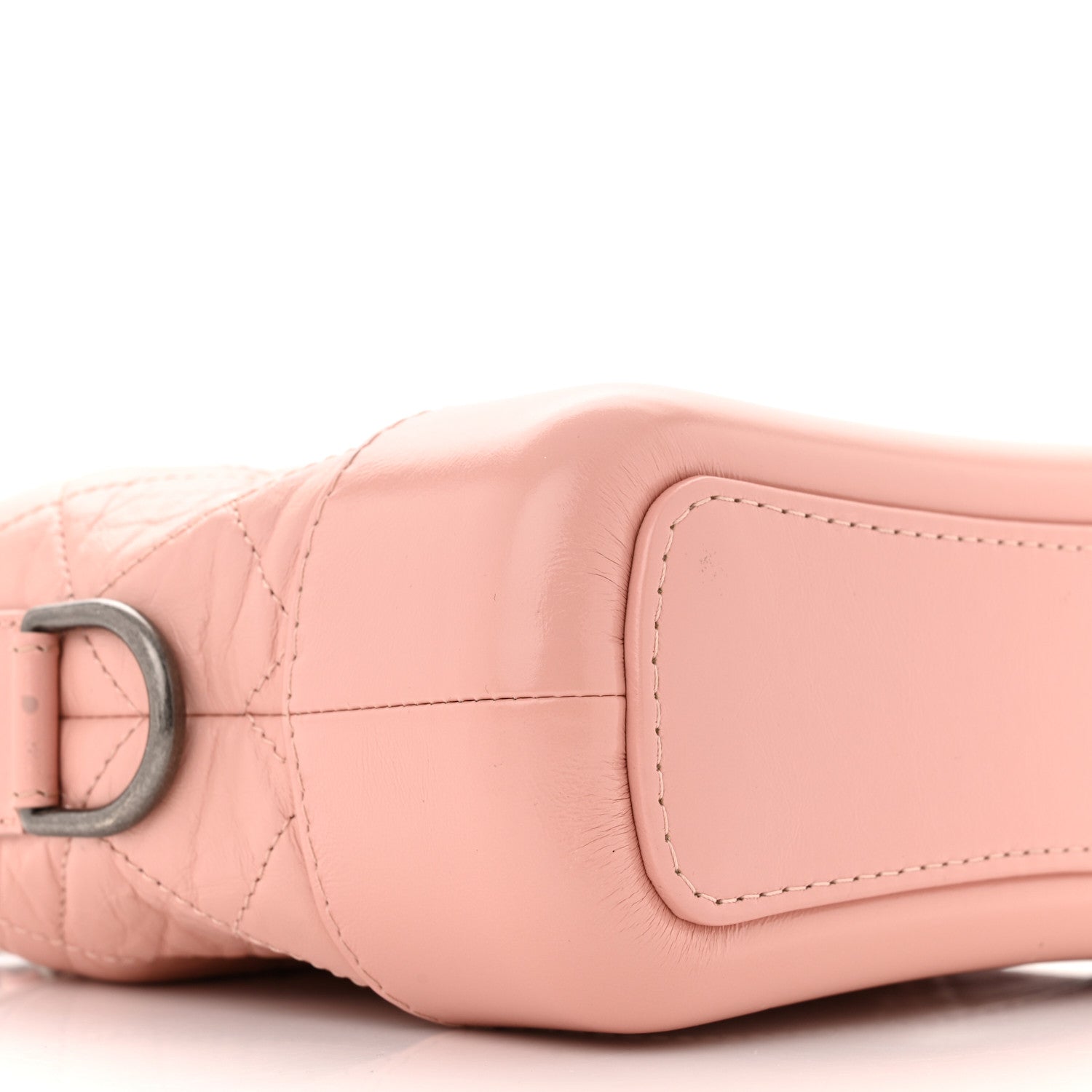 Chanel Aged Calfskin Quilted Small Gabrielle Hobo Light Pink 9 of 12