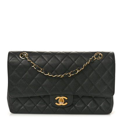 Chanel Caviar Quilted Medium Double Flap Black 1 of 11