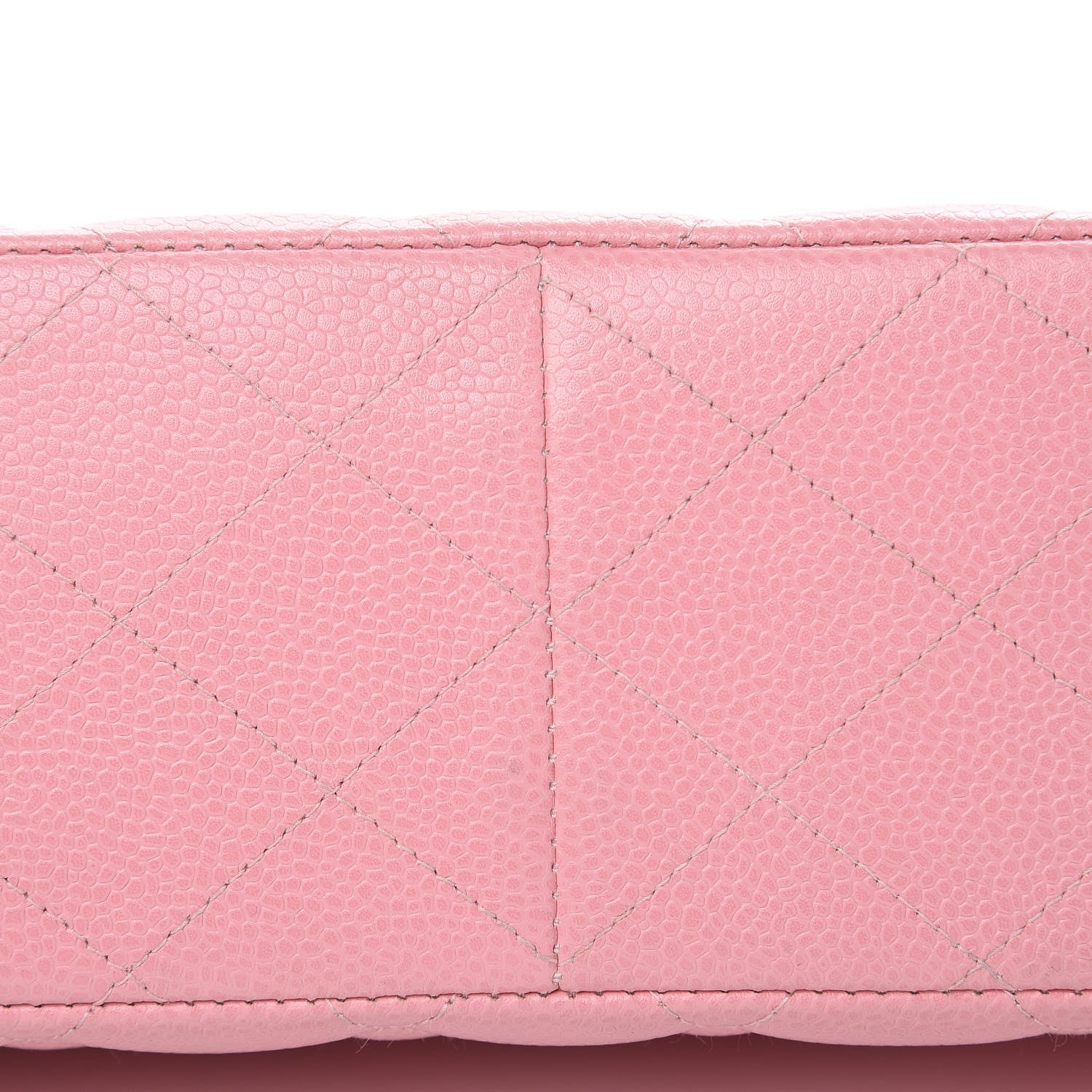 Chanel Caviar Quilted Jumbo Single Flap Pink 9 of 13