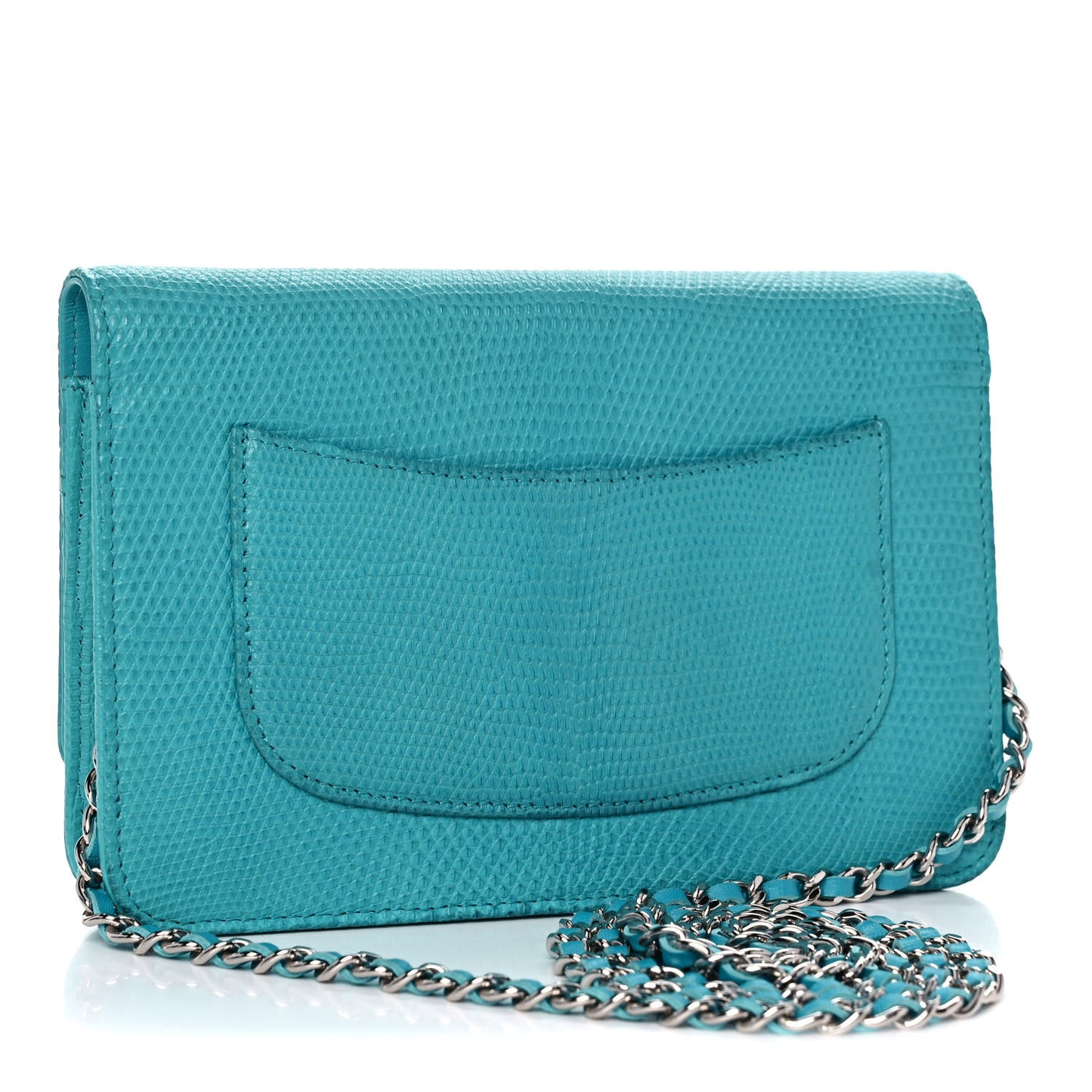 Lizard Wallet on Chain WOC Turquoise