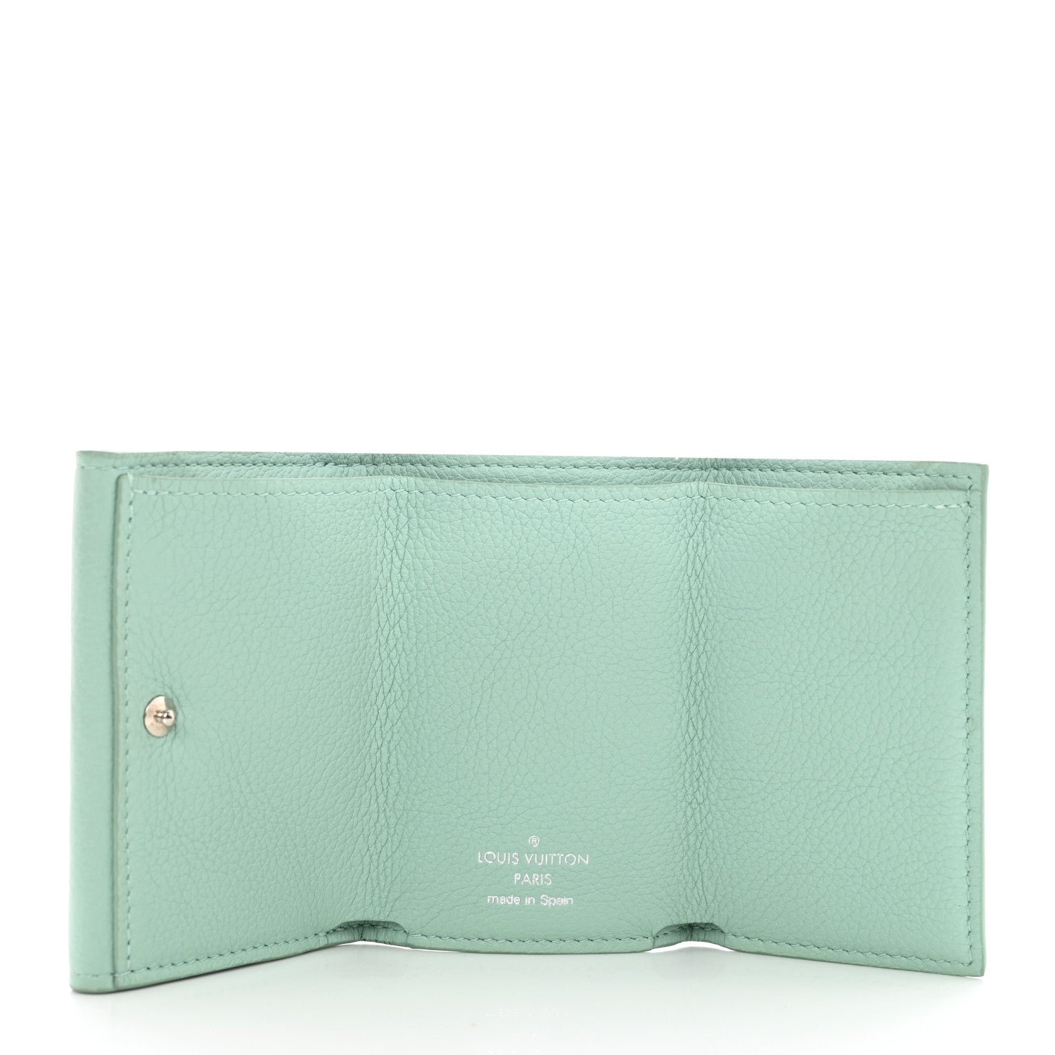Louis Vuitton Calfskin Lockmini Wallet Menthe 5 of 9
