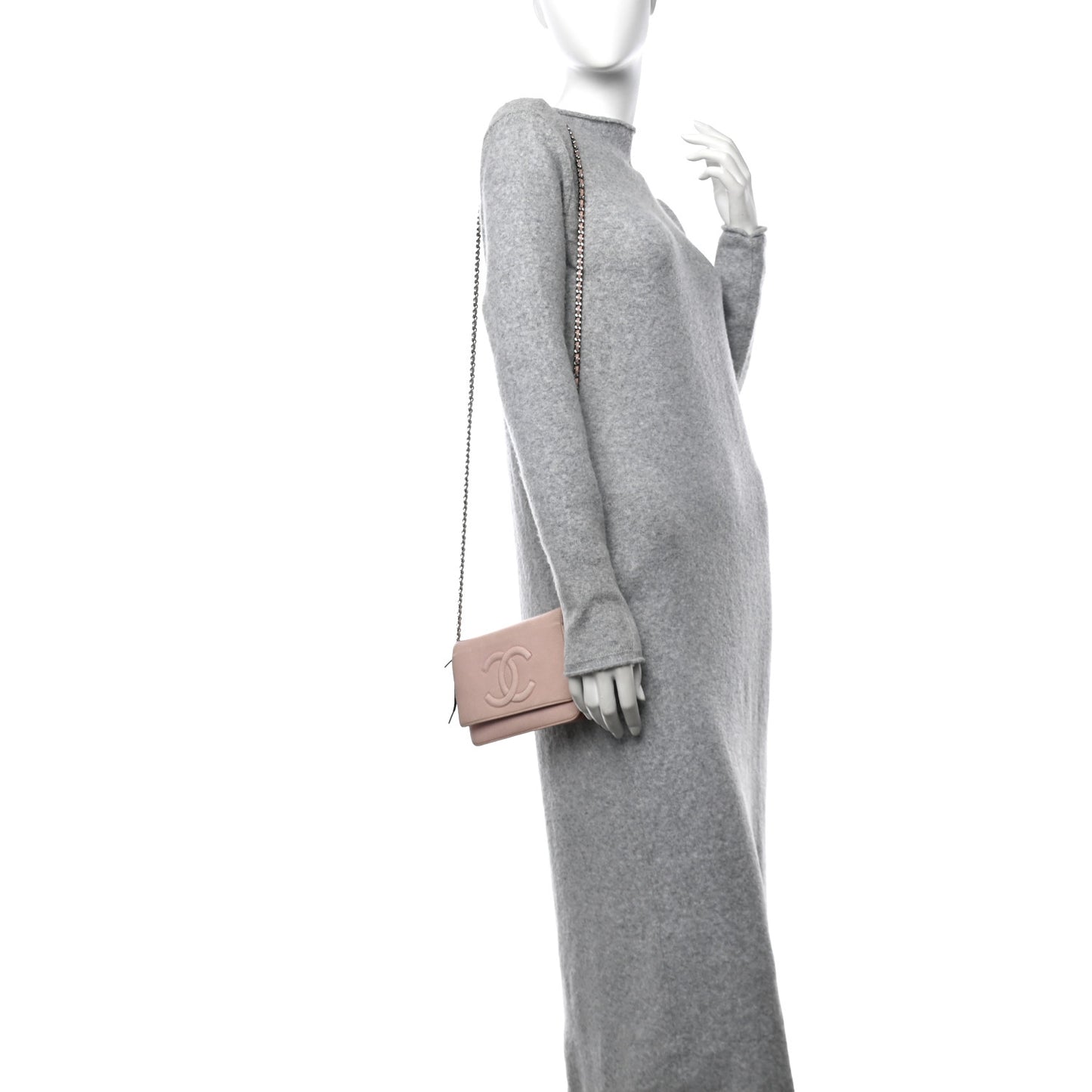 Caviar Timeless CC Wallet on Chain WOC Pink