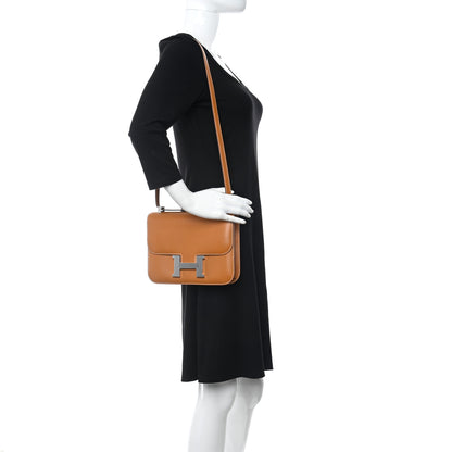 Hermes Veau Butler Constance 1-24 Natural Sable 2 of 12