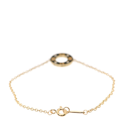 Tiffany 18K Yellow Gold Diamond Atlas Pierced Bracelet 3 of 5