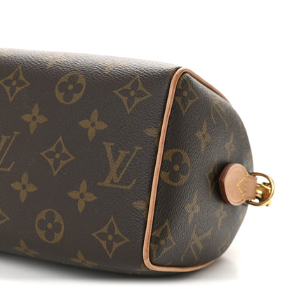 Louis Vuitton Monogram Speedy Bandouliere 20 Black 9 of 9