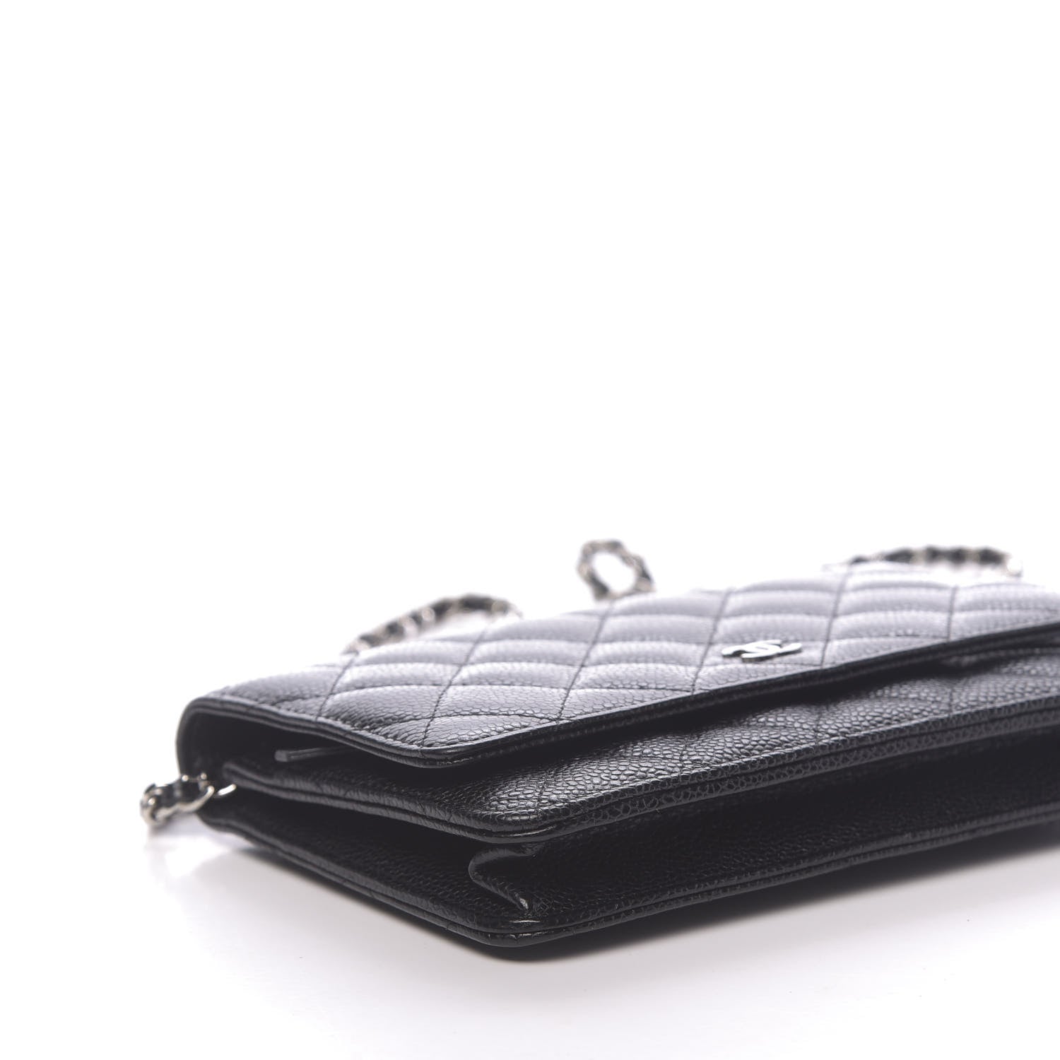 Chanel Caviar Quilted Wallet On Chain WOC Black 9 of 12
