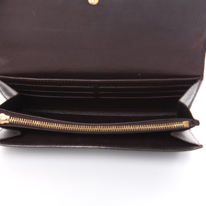Louis Vuitton Vernis Sarah Wallet Amarante 5 of 15