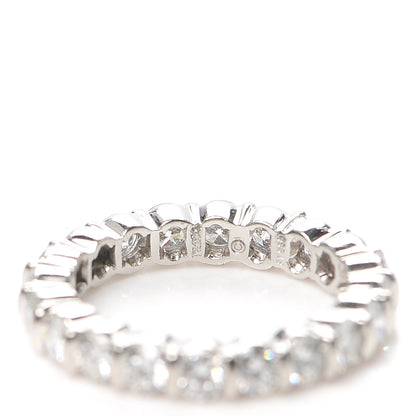 Tiffany Platinum Diamond 1.30ctw Eternity Band Ring 44 3 4 of 5