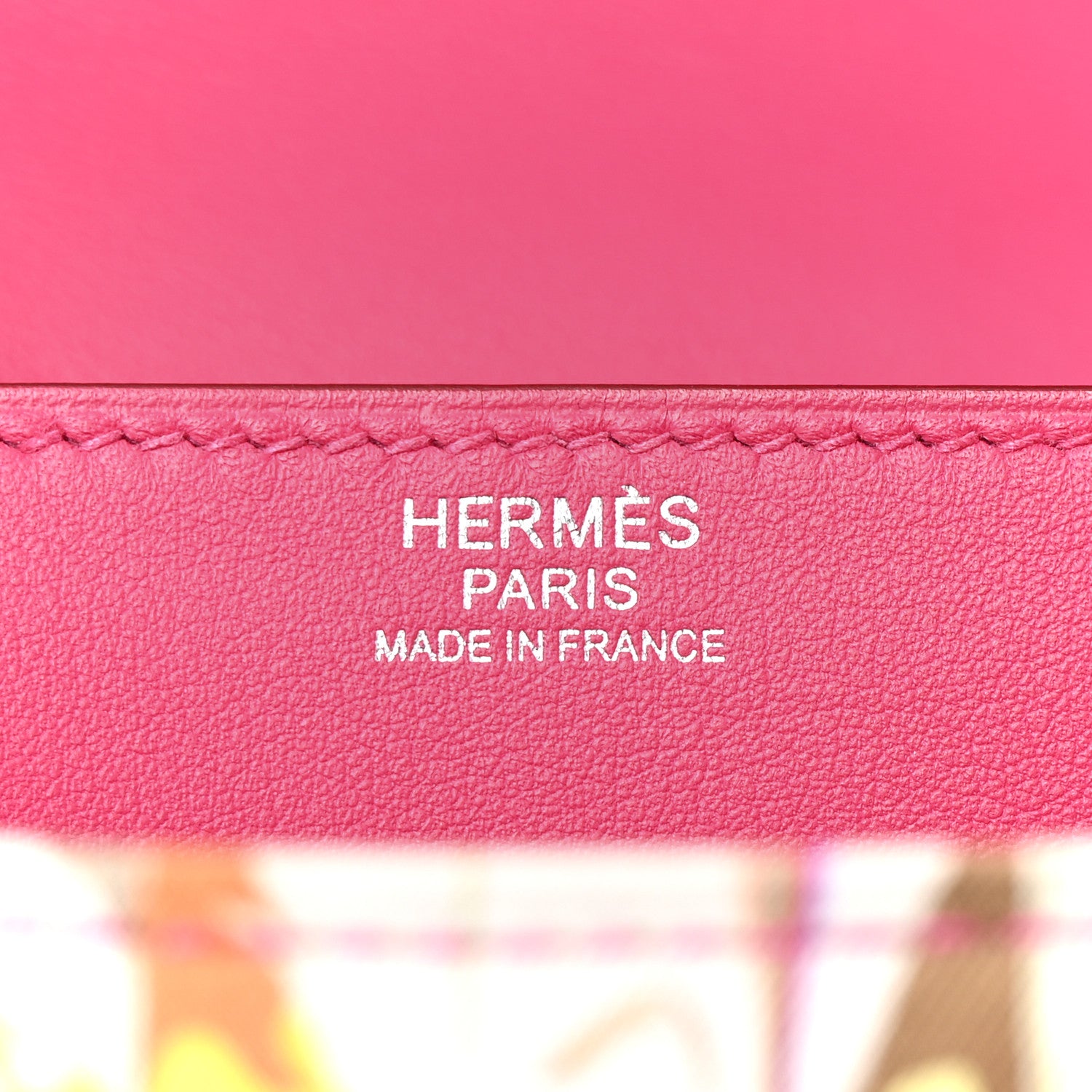 Hermes Swift Silk Marble Printed Constance 24 Rose Azalee Rose Mexico 6 of 14