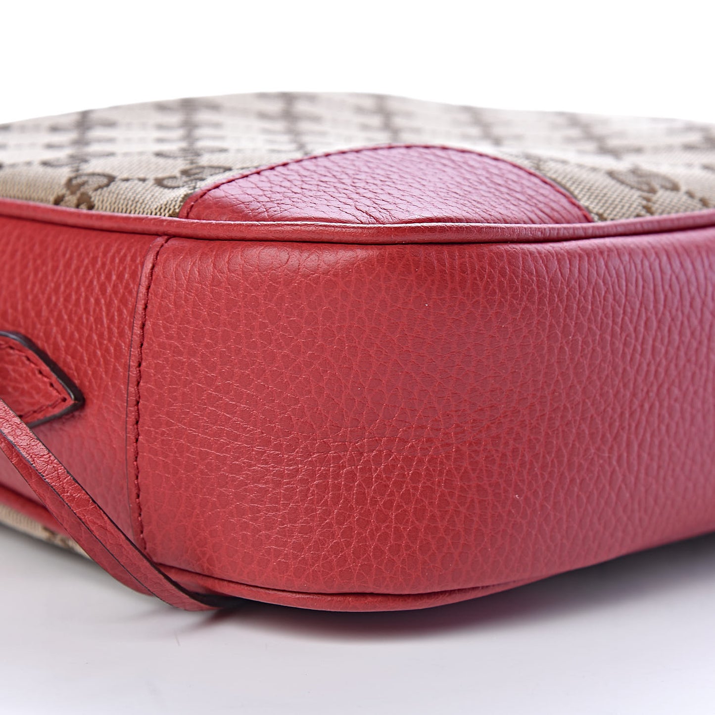 Monogram Mini Bree Messenger Bag Red