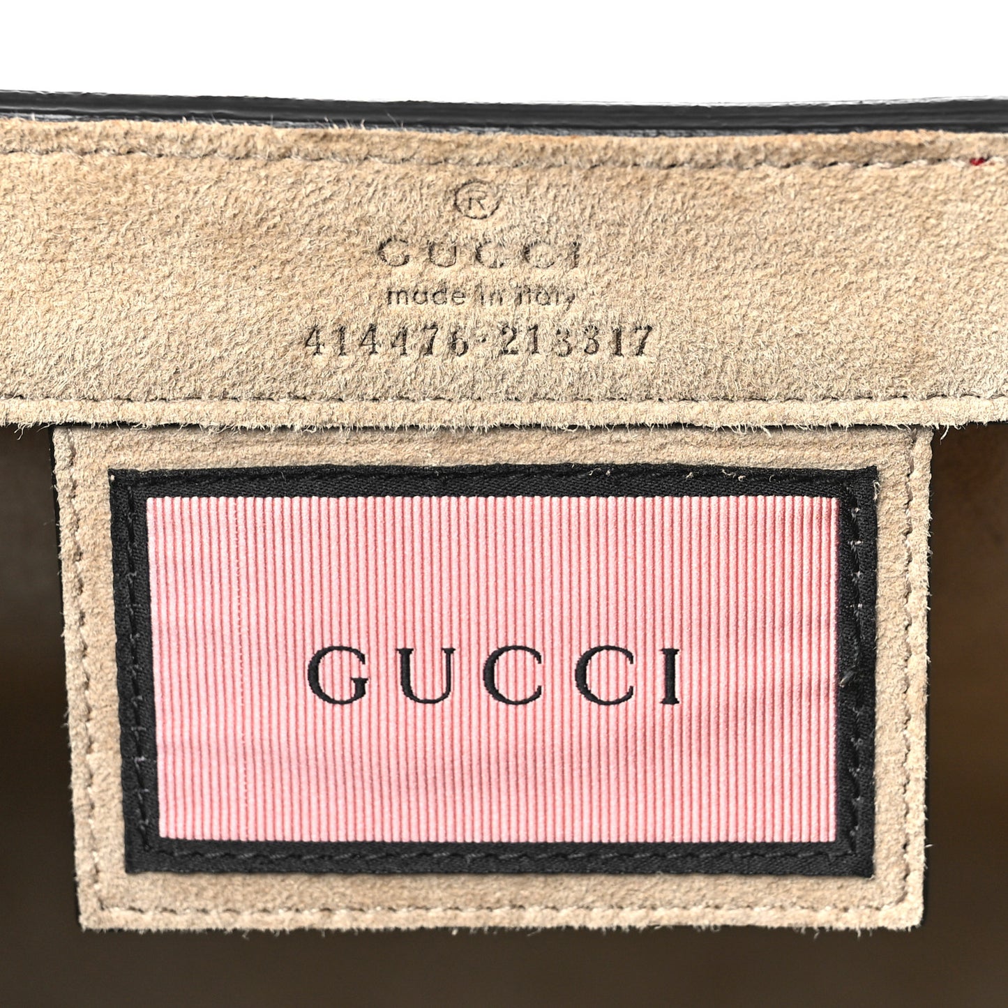 Calfskin GucciGhost Real Medium XL Tote Hibiscus Red