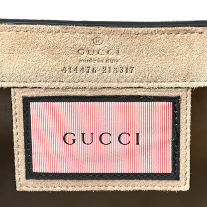 Gucci Calfskin GucciGhost Real Medium XL Tote Hibiscus Red 6 of 12