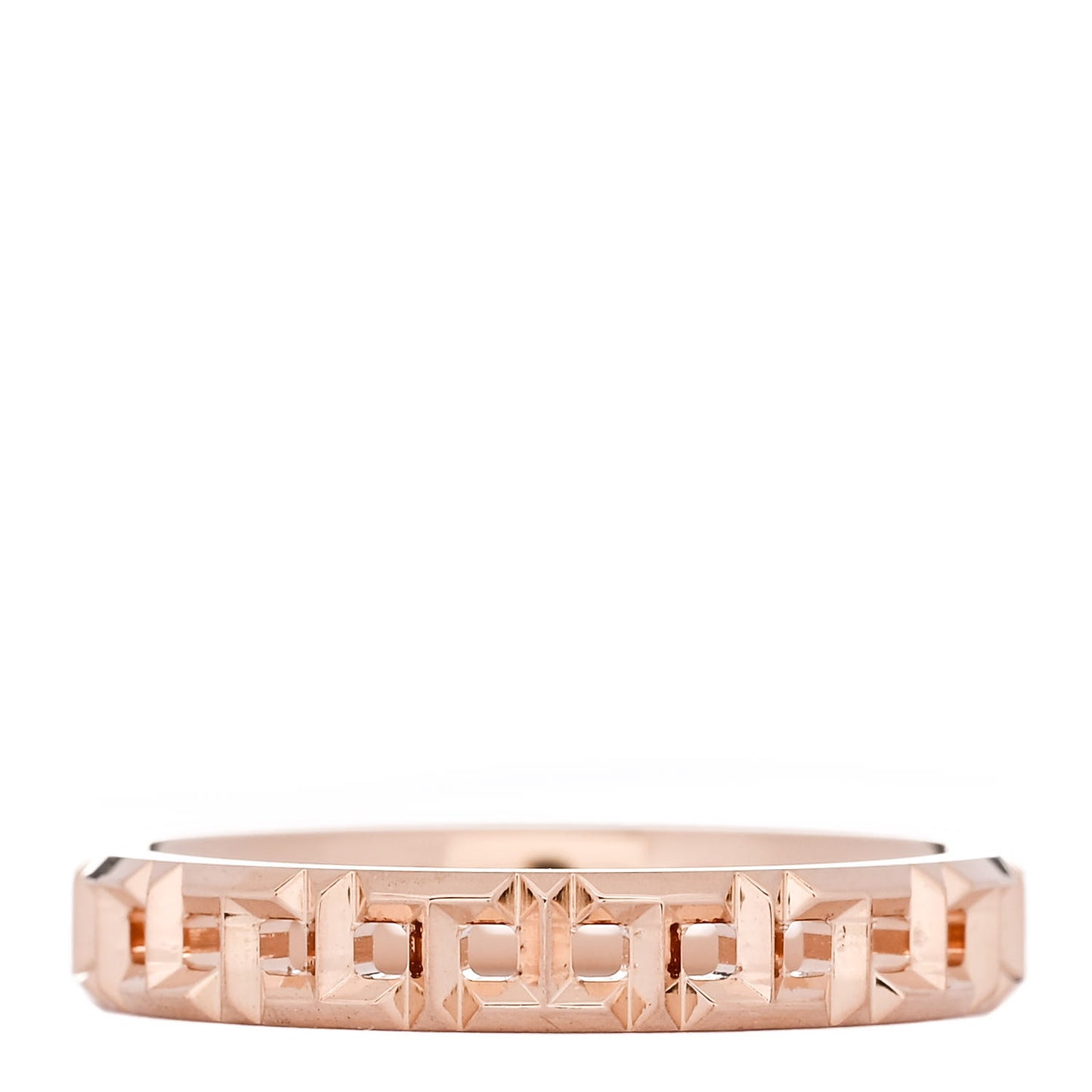 18K Rose Gold Narrow T True Ring 57 8