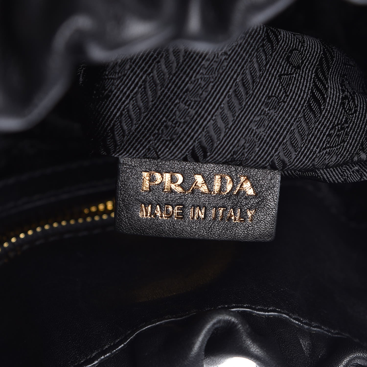 Prada Soft Calf Tote Black 7 of 10