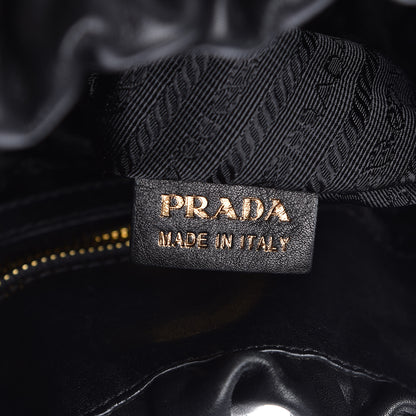 Prada Soft Calf Tote Black 7 of 10