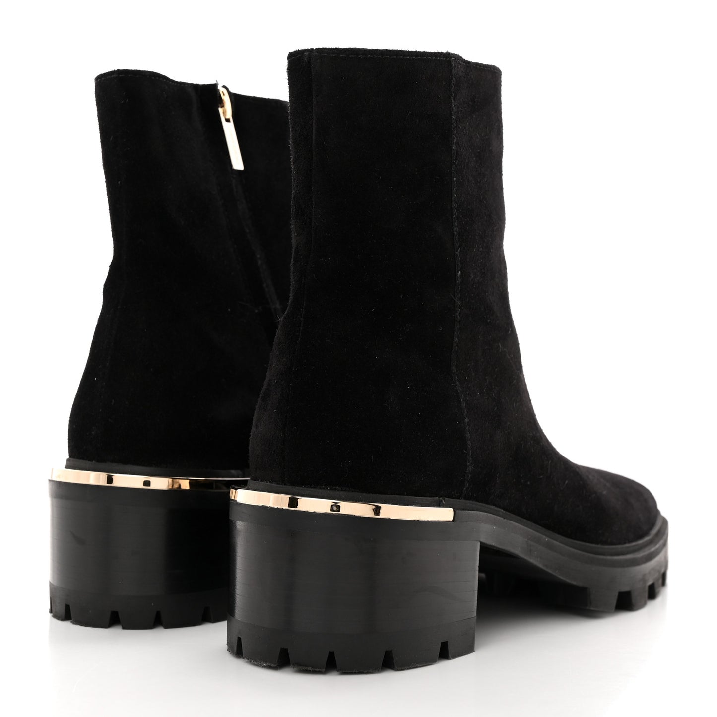 Suede Melodie Ankle Boots 36.5 Black