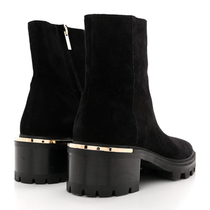 Jimmy Choo Suede Melodie Ankle Boots 36.5 Black 4 of 12