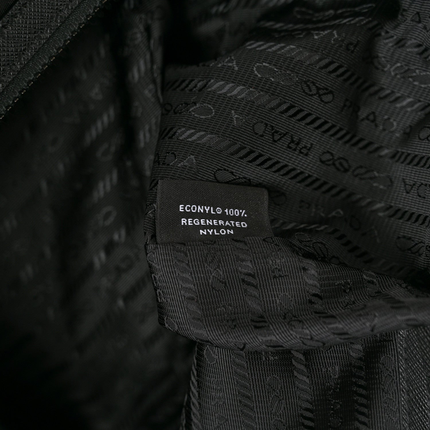 Prada Tessuto Nylon Saffiano Duffle Black 6 of 18